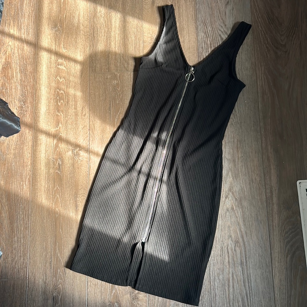 Medium Sexy Black Iris Dress